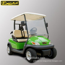 EXCAR 2 plazas carrito de golf eléctrico barato para la venta coche de golf club de China coche